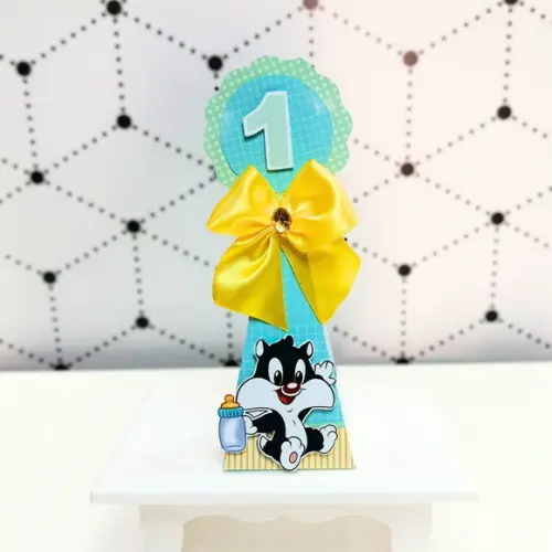 Caixa Pirâmide Clássica Baby Looney Tunes
