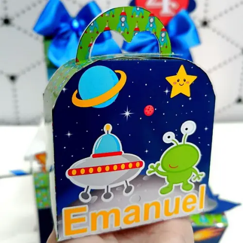 Kit Festa Básico Astronauta 25 Peças