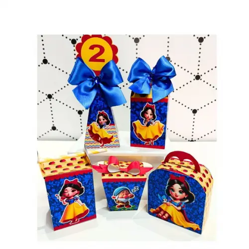 Kit Festa Básico Branca de Neve 25 Peças