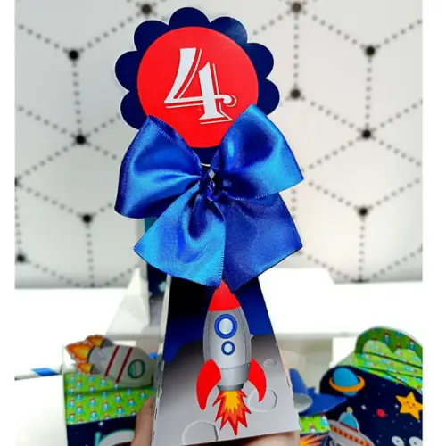 Kit Festa Básico Astronauta 25 Peças