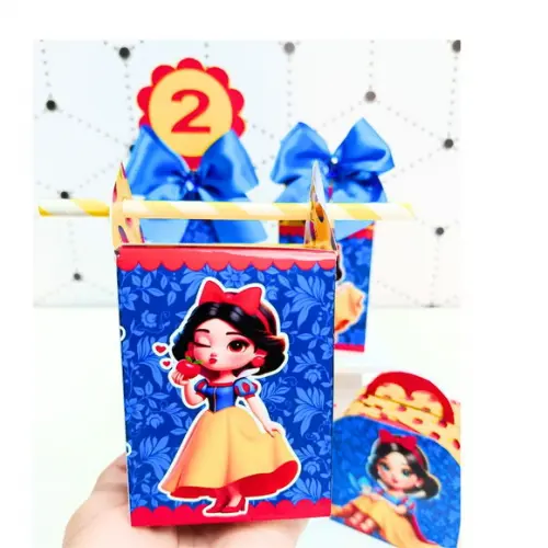 Kit Festa Básico Branca de Neve 25 Peças