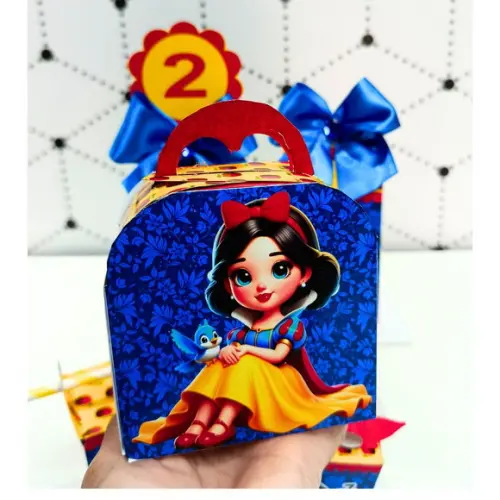Kit Festa Básico Branca de Neve 25 Peças