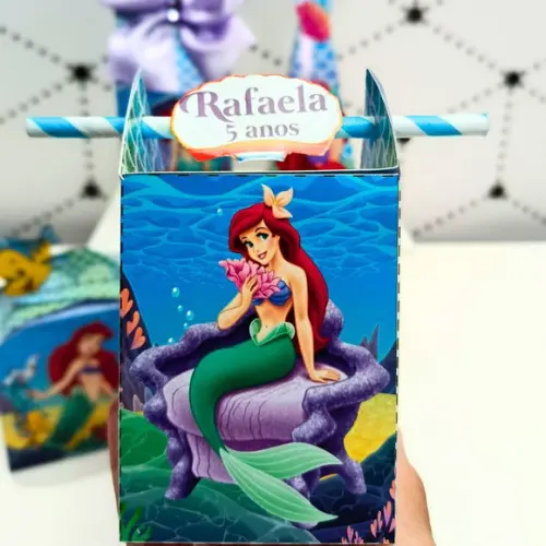 Kit Festa Básico Pequena Sereia 25 Peças