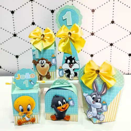 Kit Festa Clássico Baby Looney Tunes 25 Peças