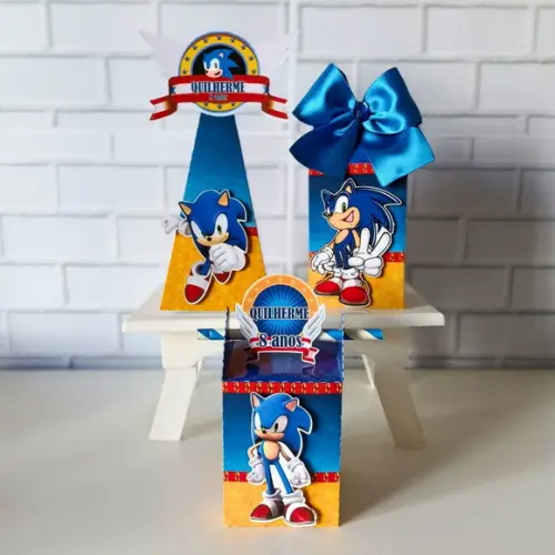Kit Festa Clássico Sonic 30 Peças