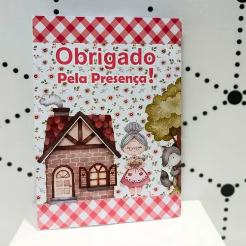Livrinho de Colorir- Chapeuzinho Vermelho com Giz de Cera