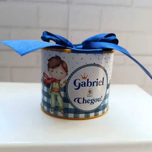 Mini Tubolata 5x6 Personalizada Maternidade Pequeno Princípe