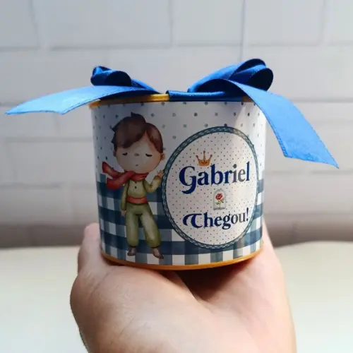 Mini Tubolata 5x6 Personalizada Maternidade Pequeno Princípe