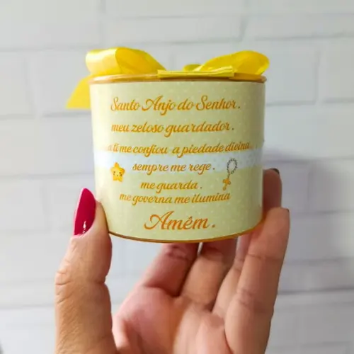 Mini Tubolatas 5x6 Personalizadas Batizado Menino