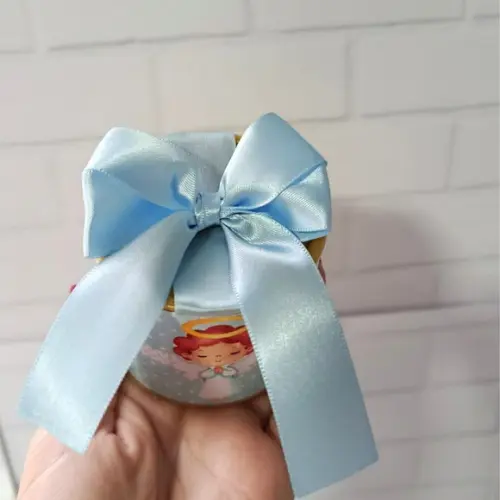 Mini Tubolatas 5x6 Personalizadas Batizado Menino
