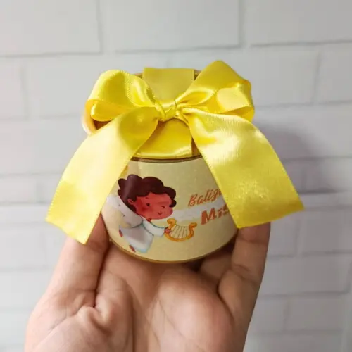 Mini Tubolatas 5x6 Personalizadas Batizado Menino