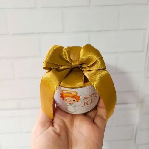 Mini Tubolatas 5x6 Personalizadas Batizado Menino