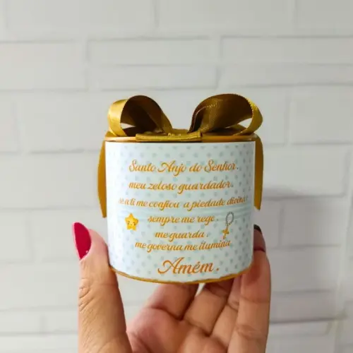 Mini Tubolatas 5x6 Personalizadas Batizado Menino