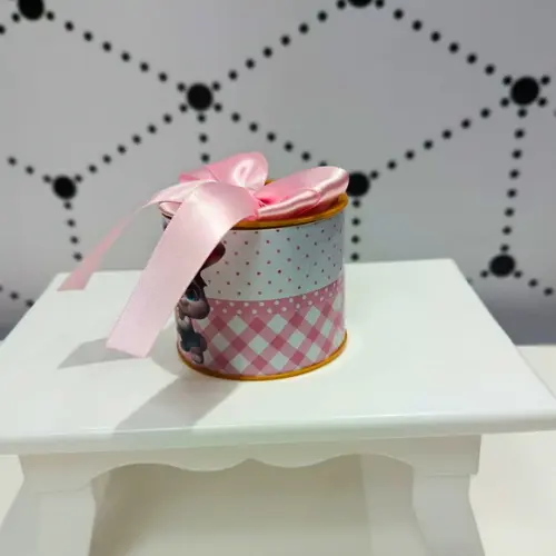Mini Tubolatas 5x6 Personalizadas Páscoa Coelhinha Rosa