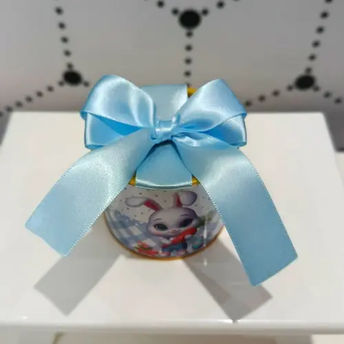 Mini Tubolatas 5x6 Personalizadas Páscoa Coelhinho Azul