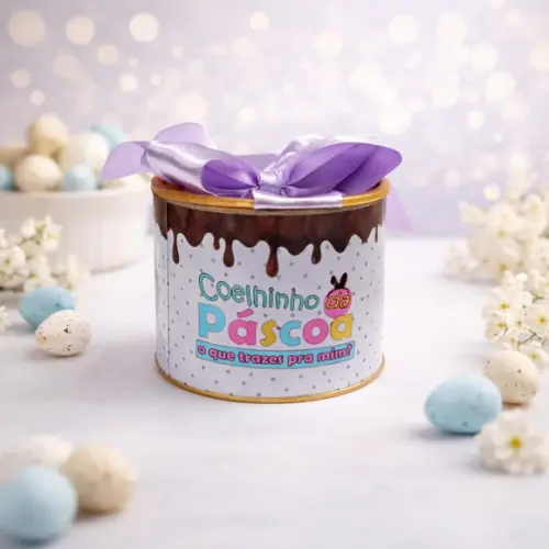 Mini Tubolatas 5x6 Personalizadas Páscoa Coelhinhos