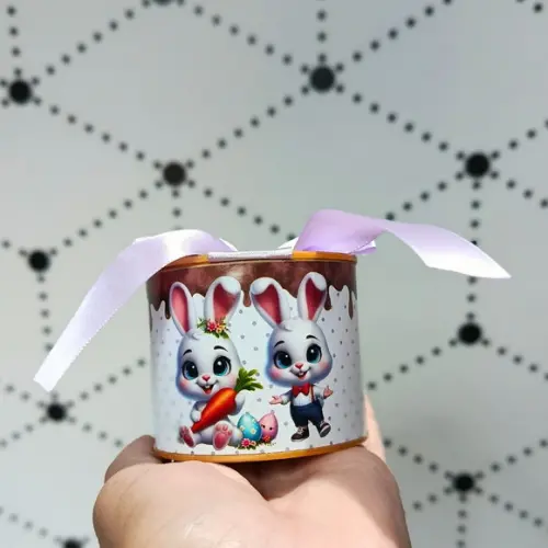Mini Tubolatas 5x6 Personalizadas Páscoa Coelhinhos