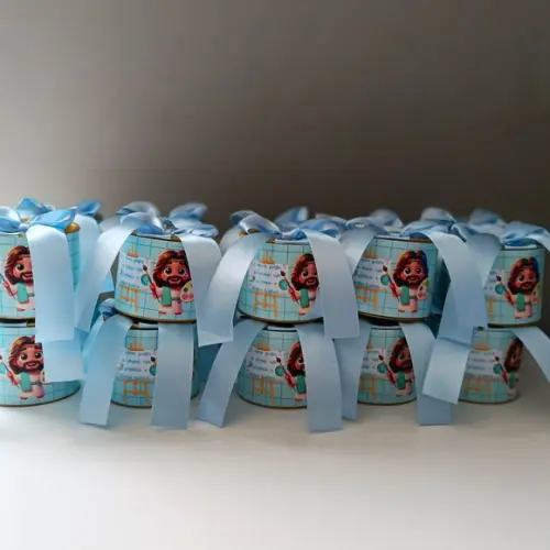 Mini Tubolatas Personalizadas o Maior Pintor do Mundo Azul