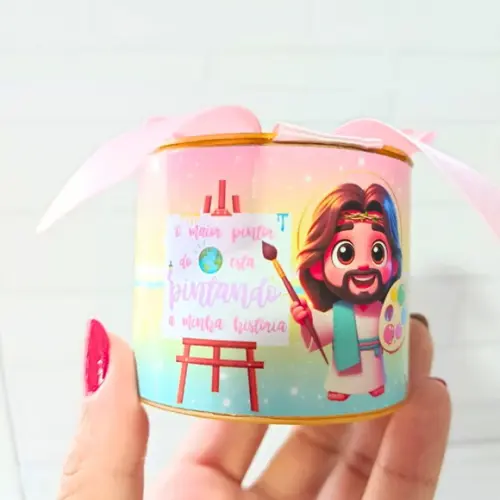 Mini Tubolatas Personalizadas o Maior Pintor do Mundo Candy