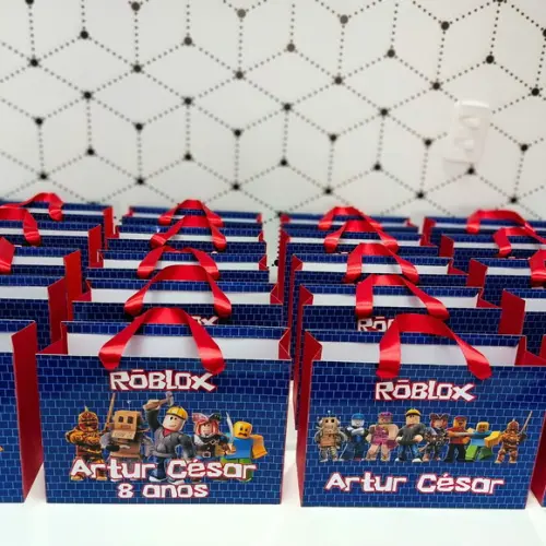 Sacola Personalizada Grande Roblox