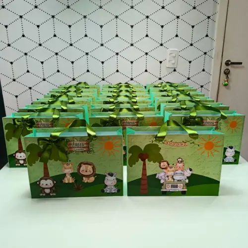 Sacola Personalizada Grande Safari Baby