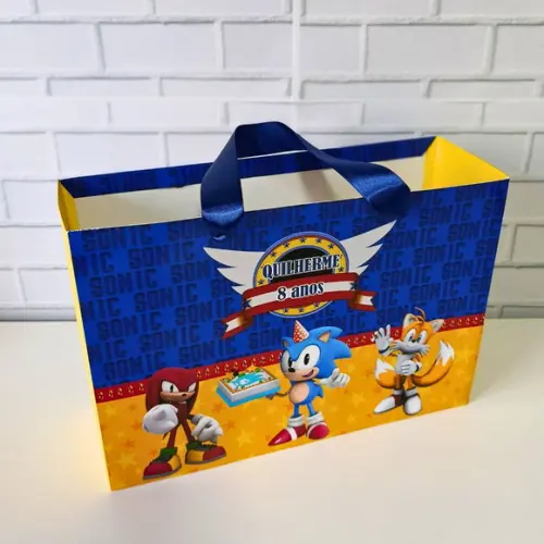 Sacola Personalizada Grande Sonic