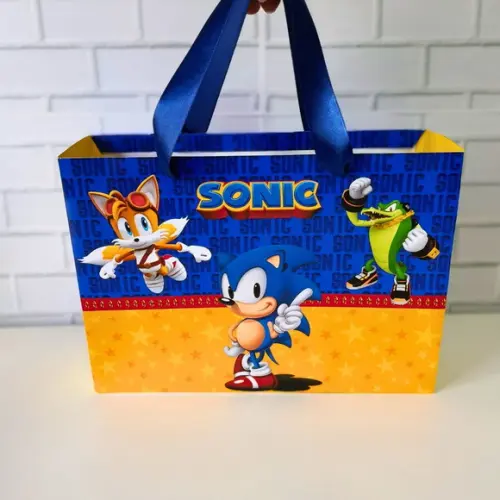 Sacola Personalizada Grande Sonic