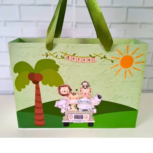 Sacola Personalizada Grande Safari Baby