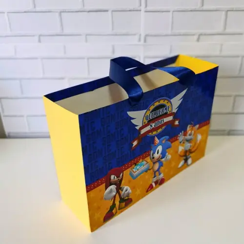 Sacola Personalizada Grande Sonic