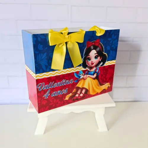 Sacolinha Personalizada (m 20x15 ) Branca de Neve