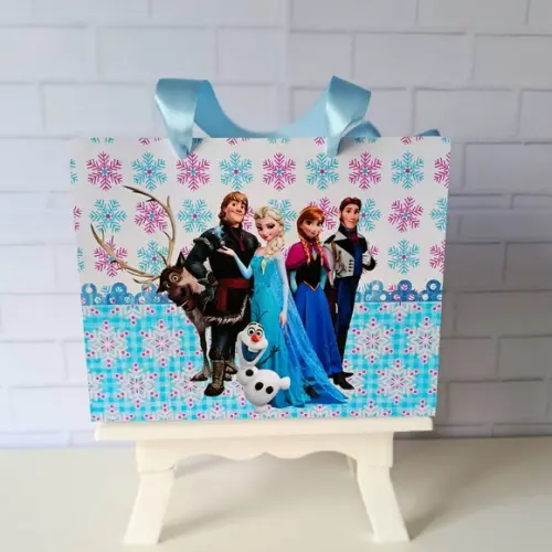 Sacolinha Personalizada (m 20x15 ) Frozen