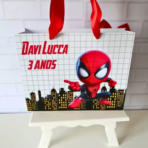 Sacolinha Personalizada (m 20x15 ) Home Arranha Cute