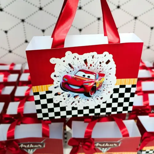 Sacolinha Personalizada (m 20x15 ) Mcqueen