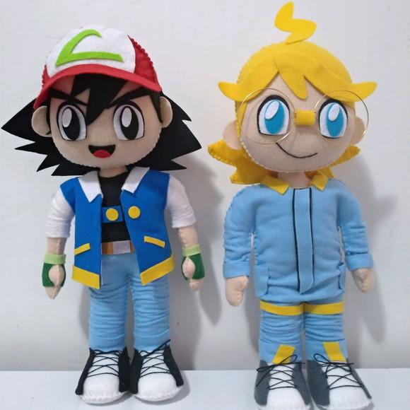 Garoto(a) pokemon Ash, Clemont, etc