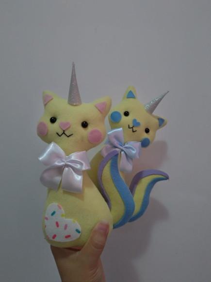 Gato Unicórnio ( 20cm)