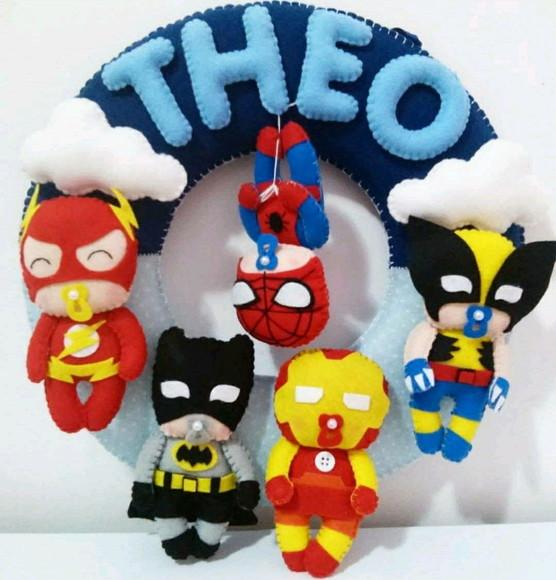 Guirlanda super herois