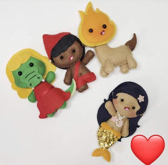 Kit 8 Personagens 15cm ( Cíntia)