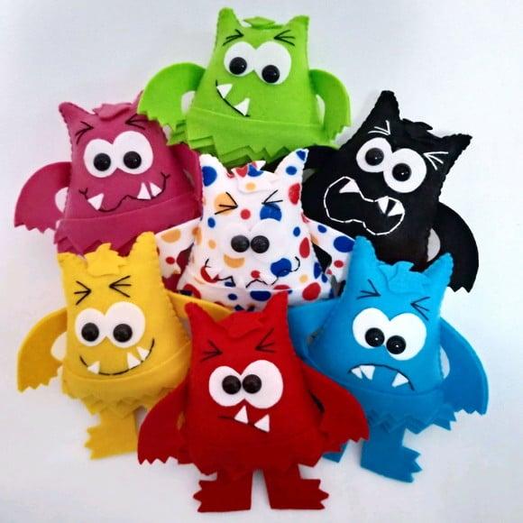 Kit Monstrinho das Emoções (12cm)