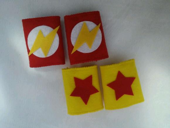 Kit máscara e bracelete super herois