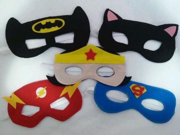 Máscara Super herois e heroínas