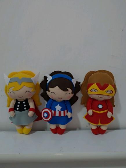 Super heroínas e vilãs 18cm