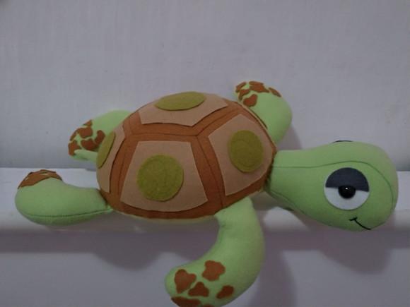 Tartaruga 3d feltro (30cm)
