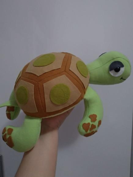 Tartaruga 3d feltro (30cm)