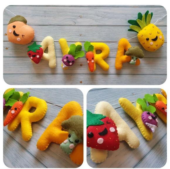 Varal Frutinhas e Vegetais