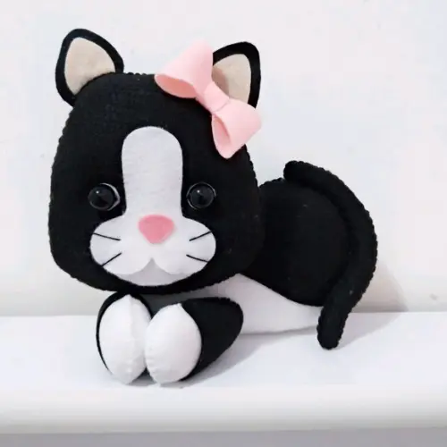 Gatinho deitado (30cm)