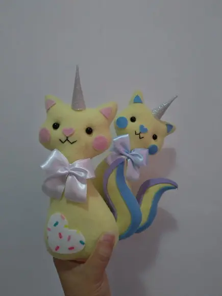 Gato Unicórnio ( 20cm)