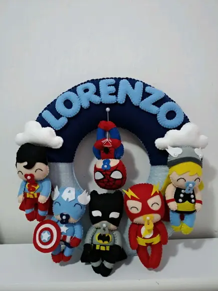 Guirlanda super herois