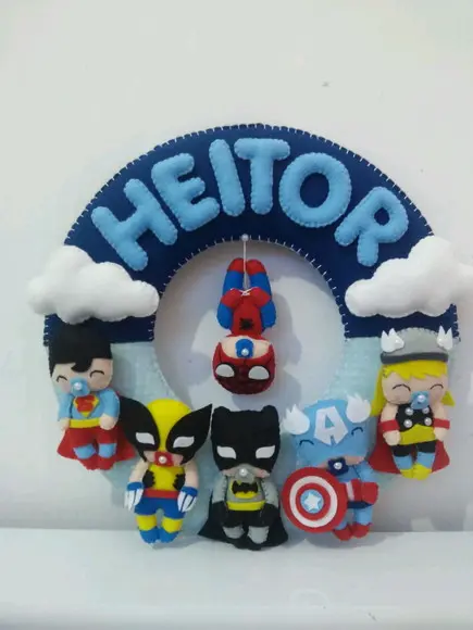 Guirlanda super herois