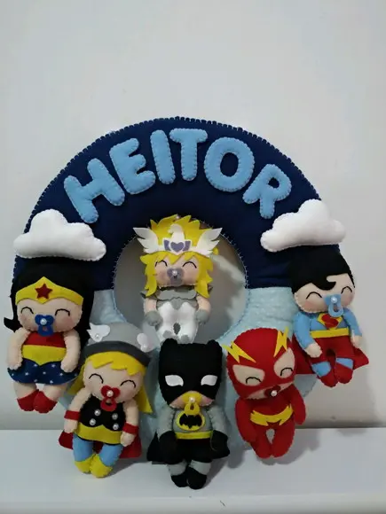 Guirlanda super herois