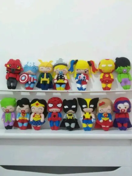 Heróis e vilões ( 20cm)